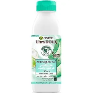 Garnier Ultra Doux بلسم الشعر المرطب للشعر العادي - الصبار - 350 مل