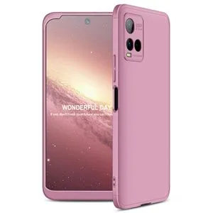 Vivo Y21 2021 3 In 1 Hard PC Case - Rose Gold