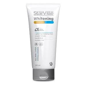 Starville Whitening Cleanser Foam For Face & Body  - 200 Ml