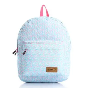 Activ Balloons Patterned Girls Backpack - Sky Blue, Rose & Yellow