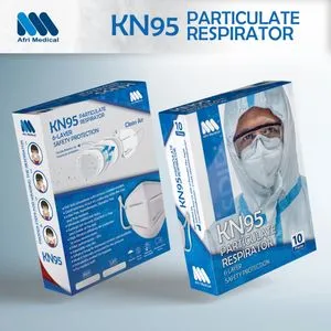 Afri Medical KN 95 ماسك للوجه - 6 طبقات - 10 قطع