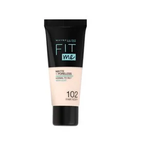 Maybelline New York Maybelline New York Fit Me Matte + Poreless – 102 Fair Ivory