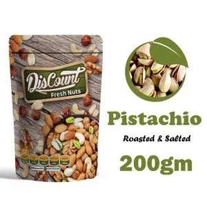 Discount Nuts Roasted & Salted Pistachio - 200gm