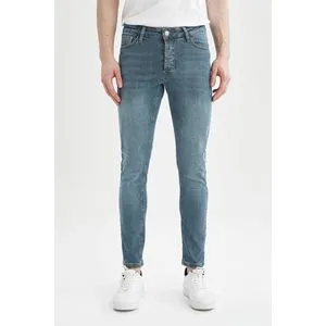 Defacto Man Super Skinny Fit Normal Waist Slim Leg Jeans