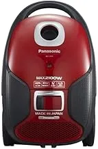 Panasonic mccj915r canister vacuum cleaner, red & black - (international warranty)