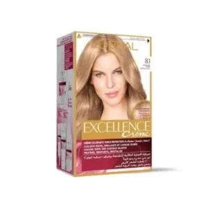 L'Oreal Paris Excellence Crème صبغة شعر - 8.1 أشقر رمادي فاتح