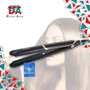 Kemei Km-2219 Professional Hair Straightener +Gift Bag From Dukan Alaa