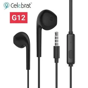 Celebrat Original Earphone Celebrat G12 - Black