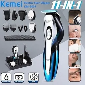 Kemei KM - 5031 11 In 1 Rechargeable Professional Hair Clipper