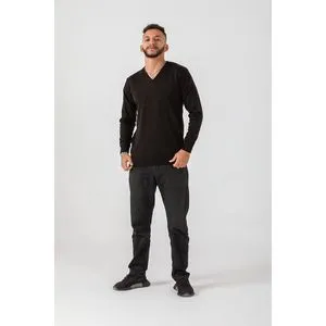 Dress Code V-neck Pullover In Black