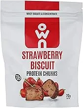 Own strawberry biscuit protein chunks