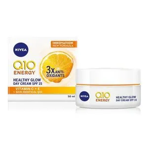 NIVEA Q10 Energy Healthy Glow Day Cream SPF 15 With Vitamin C+E 50 Ml