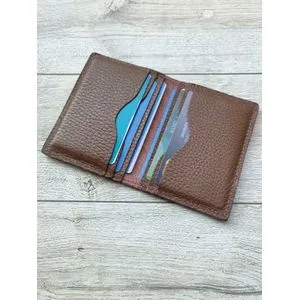 Dr.key Genuine Leather For Men - Bifold Card Wallets -2007-gran Brown