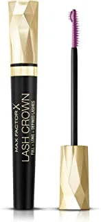 ماكس فاكتور Masterpiece Lash Crown Mascara، Full and Defined Lashes، 6.5 ml، Black / Brown