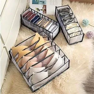 Underwear And Socks  Oraganizer Drawer, 3 Pcs  Foldable