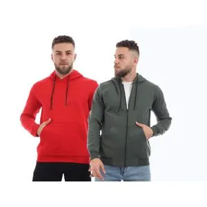 Caesar Men's Hoodie Bundle Red And Olive