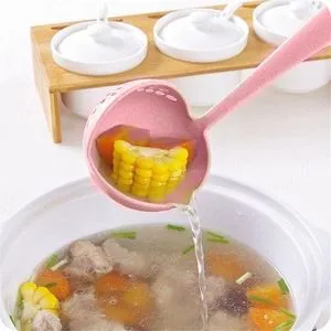 2 In 1 Soup Spoon/Skimmer - 1Pcs