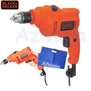 BLACK+DECKER KR5010V, 550W 10MM HAMMER DRILL-SINGLE SPEED+ Azwaaa Bag