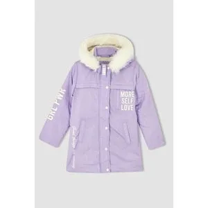 Defacto Girl Purple Coat/Parka