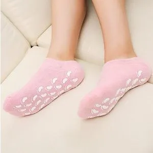 Spa Gel Socks ,at-home Moisturizing  And Treatment Dry Foot  .