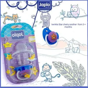 Japlo Twinkle Star Cherry Soother With Cover