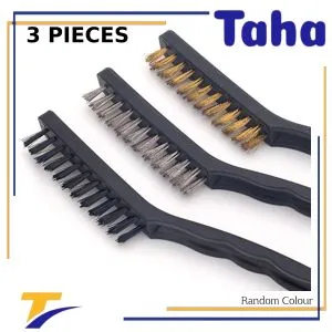 Taha Offer Metal And Plastic Cleaning Brushes, Large Size 3 Pieces