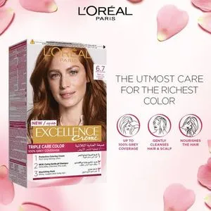 L'Oreal Paris Excellence Crème صبغة شعر - 6.7 شوكولاتة مارون