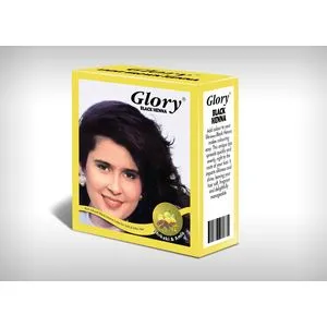 Glory Henna Hair Color Black - 6 Sachet – 10gm