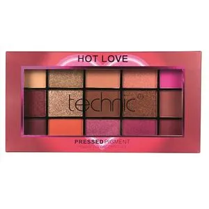 Technic Pressed Pigment Eyeshadow Palette – Hot Love -15 Color