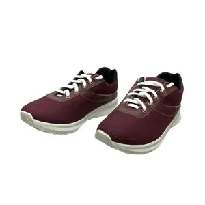 Hammer Suede Lace Up Sneakers-Burgandy-41
