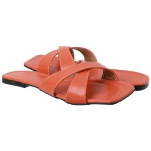 Women Flat Comfortable Slippers - Orange