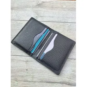 Dr.key Genuine Leather For Men - Bifold Card Wallets -2007-gran Black