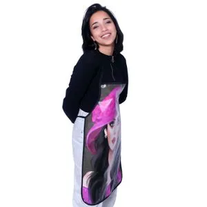 Large Printed Kitchen Apron - Multicolour