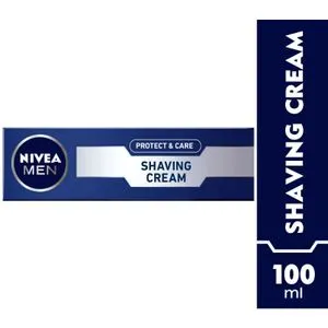 NIVEA MEN MEN Shaving Cream, Protect & Care Aloe Vera, 100ml