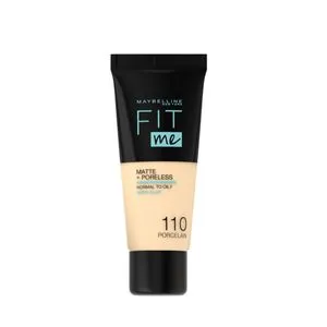 Maybelline New York Maybelline New York Fit Me Matte + Poreless FOUNDATION-110 porcelain