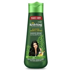 Emami Kesh King Damage Repair Milk Protein&21 Herbs Shampoo 340ml