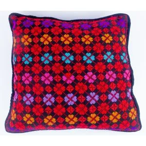 Colorful Textile Cushion Cover - Multicolor