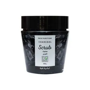 Bobana Charcoal Face & Body Scrub - 300Gm