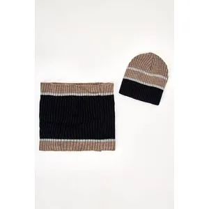 Defacto Boy Brown Scarfs/Shawls/Towels 2-pieces Scarf