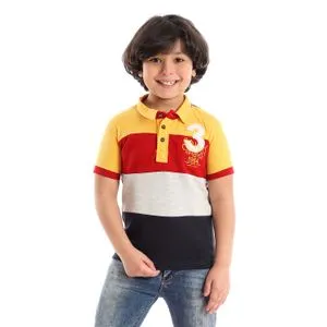 Caesar Boys Collared Neck Polo Shirt