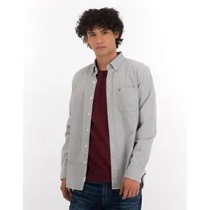 American Eagle AE Flex Oxford Button-Up Shirt