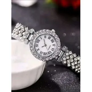 SHEIN 1pc Rhinestone Quartz Watch-514099