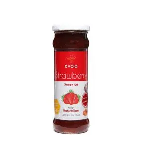 Evola Strawberry Jam With Honey 450gm