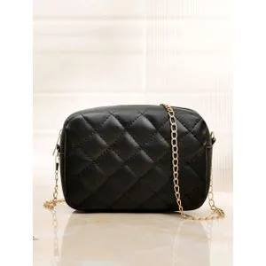 SHEIN Mini Minimalist Quilted Chain Crossbody Bag-3545