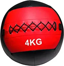 Generic Fitness premium sand filled medicine wall ball, for core strength training, perfect workout equipment for high-intensity training 4kg - red