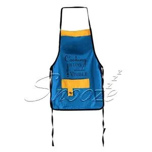 Snooze Printed Kitchen Apron - Teal