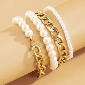 Bracelets 4Pcs Set Trendy  Bracelets For Women