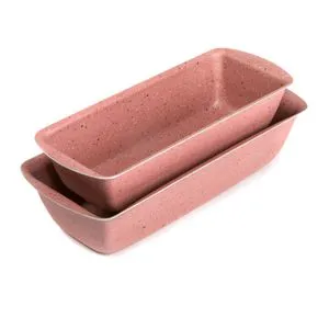 Lazord Granite Rectangle Cake Mold Set - 2 Piece - Size 25 - 30 - Cashmere