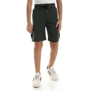 Caesar Boys Short -black With Baggy Sides