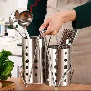 Stainless Steel Spoons And Forks Strainer